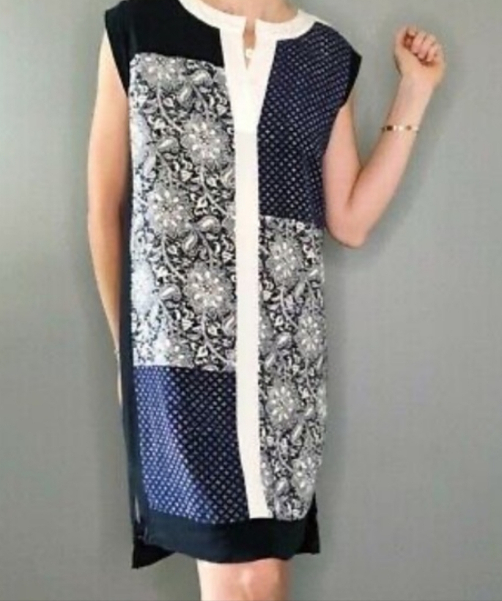 Rebecca Taylor Patchwork Shift. Colorblock. - image 14